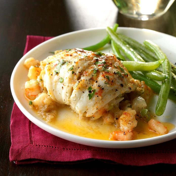 Flounder with Shrimp Stuffing