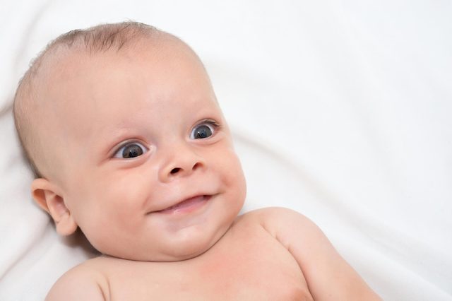 Beautiful expressive baby