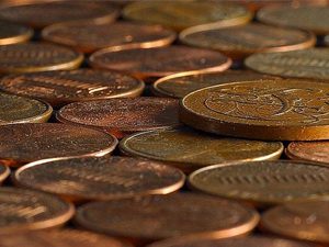 Penny pennies coins copper