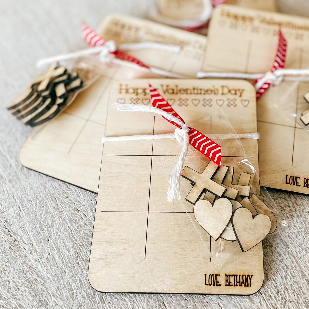 Tic Tac Toe Valentines Day Card