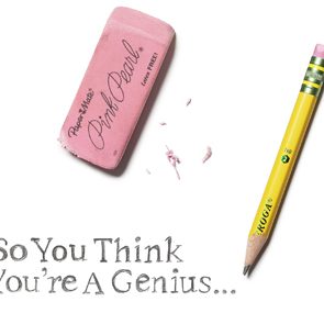 pencil and eraser