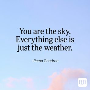 Text overlays a blue sky: 
