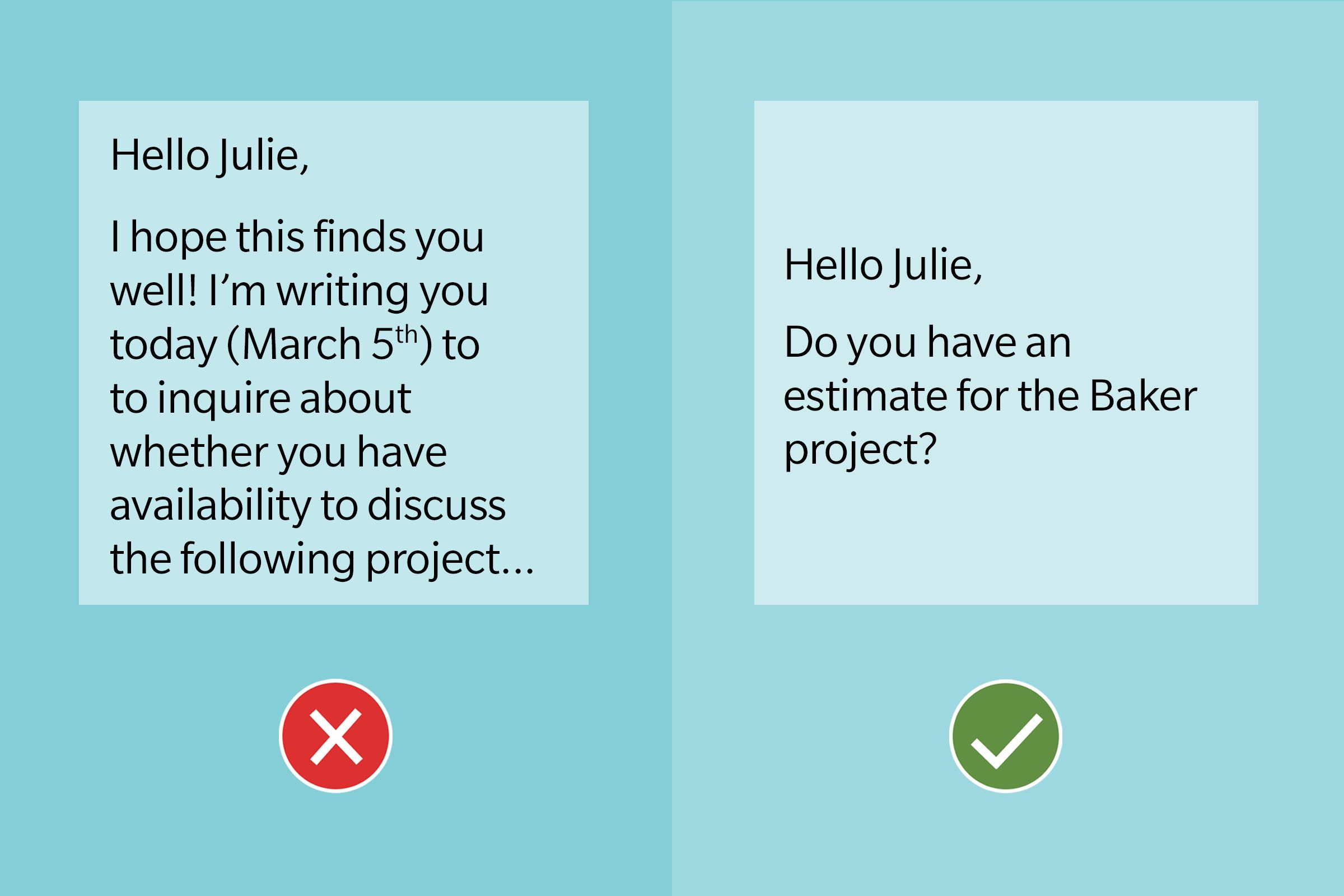 Email Etiquette Tip 5 Be Concise