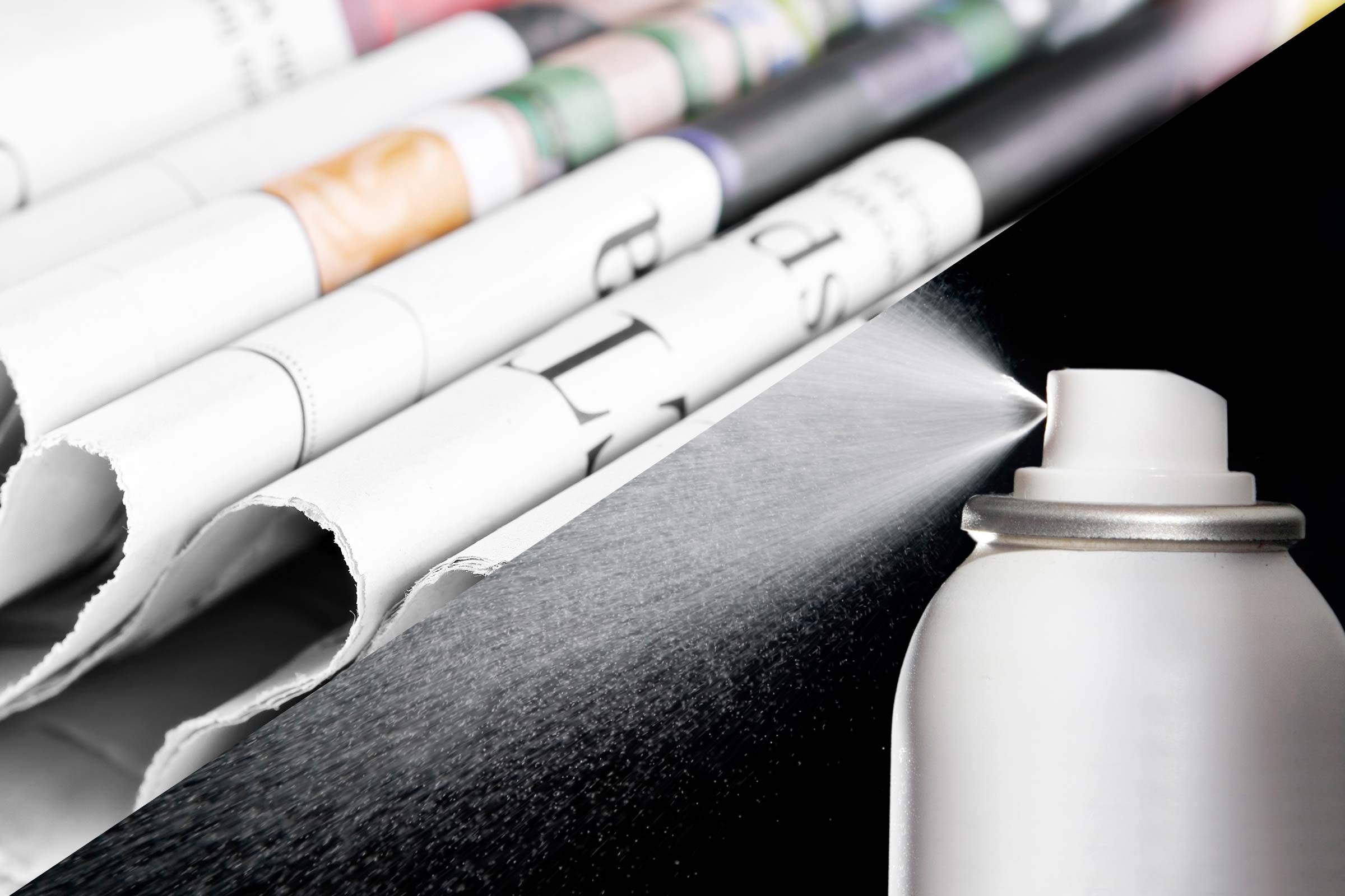 10-newspaper-unbelievable-uses-hairspray
