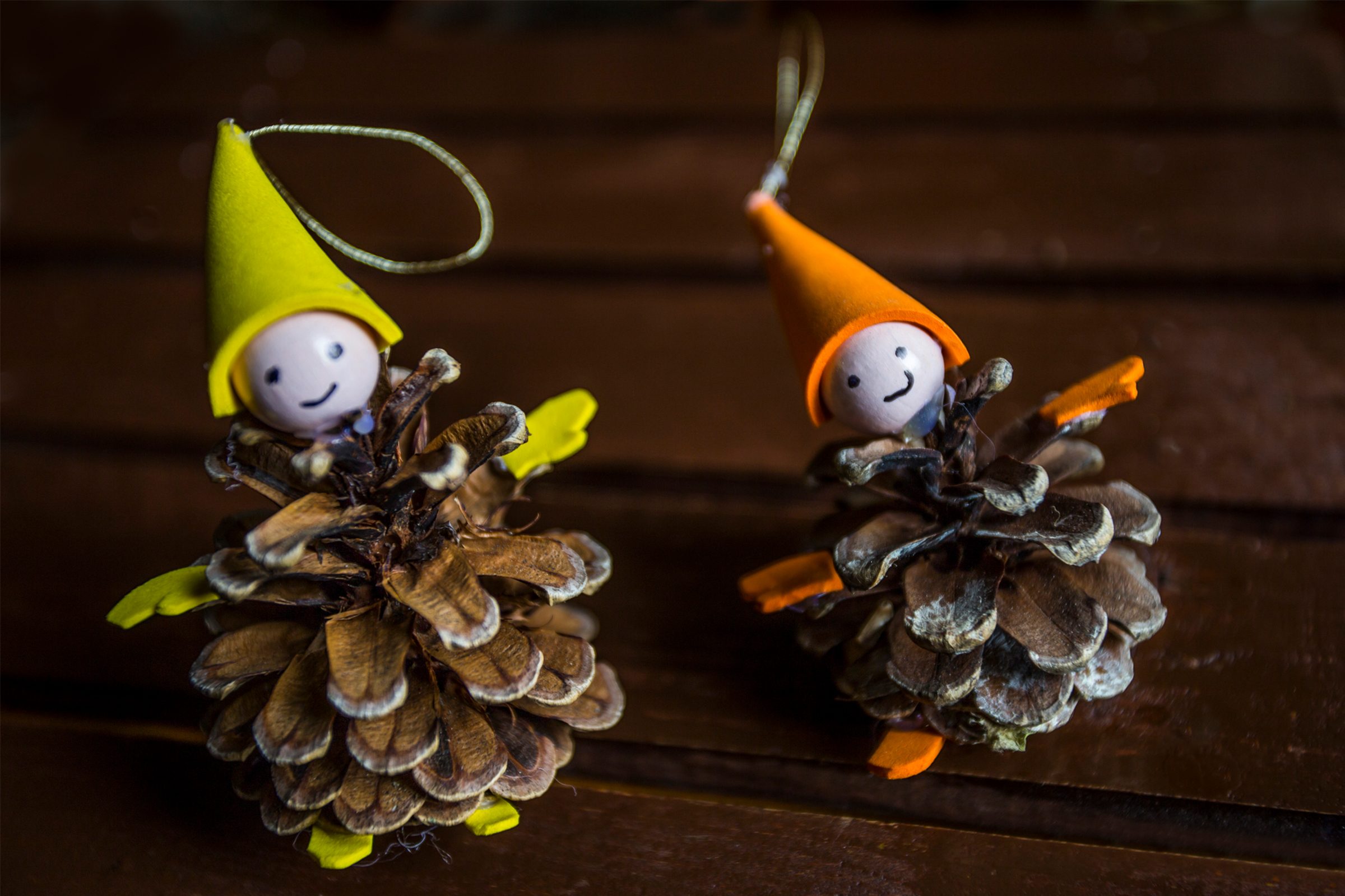 Close-Up Of Christmas Decoration On Table