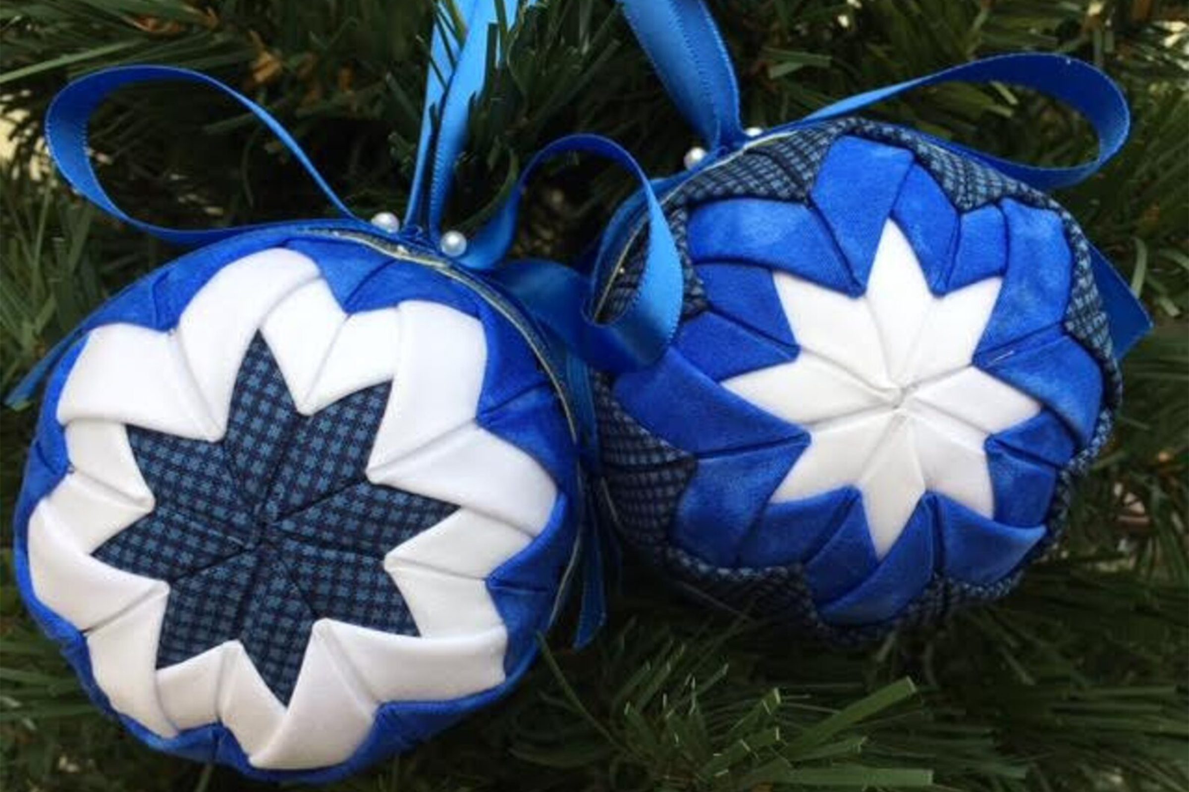 No Sew Bauble Christmas Ornament