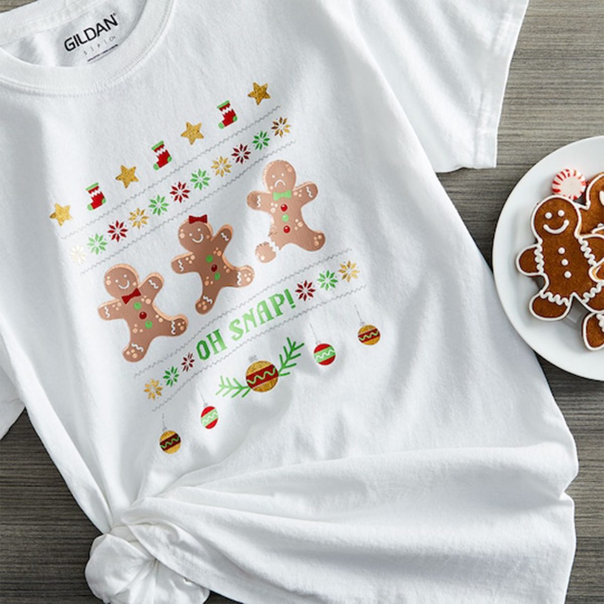 DIY Ugly Christmas T Shirt gift