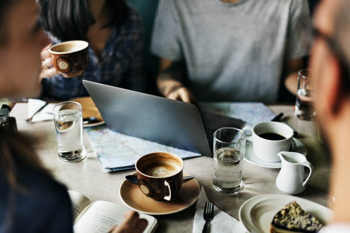 Coffee Shop Cafe Restaurant Friendship Togetherness Concept
