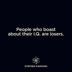 A Stephen Hawking quote on humility
