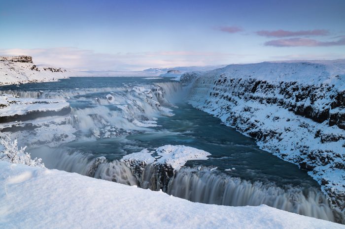Gullfoss Waterfall in Iceland