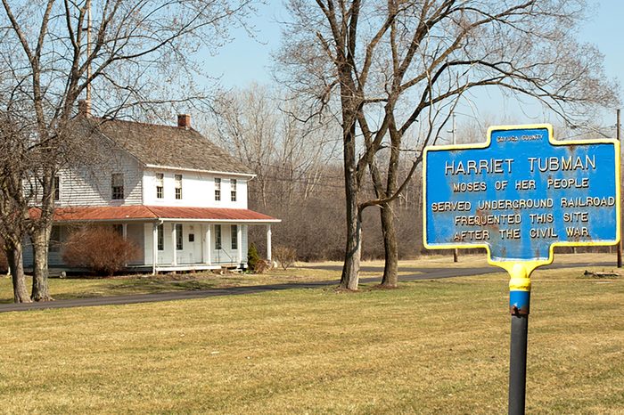 Auburn, New York , USA. October, 29,2016. Home of Harriet Tubman, famous abolitionist and humanitarian, located in Auburn, New York