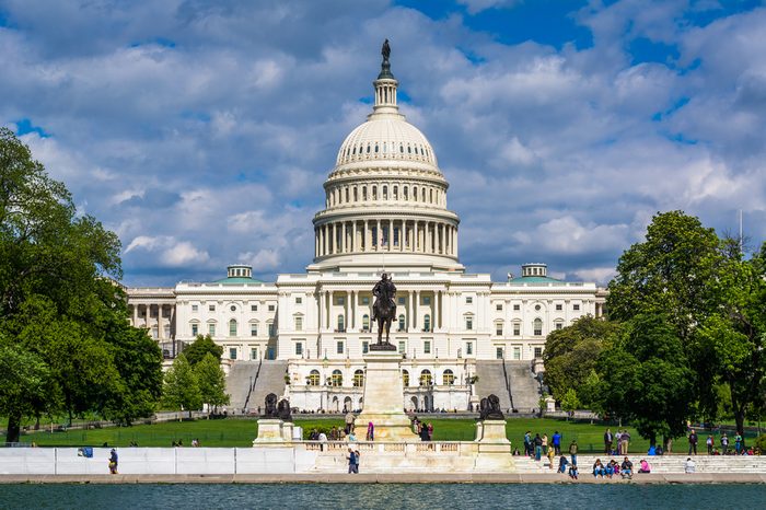 The United States Capitol in Washington, DC.