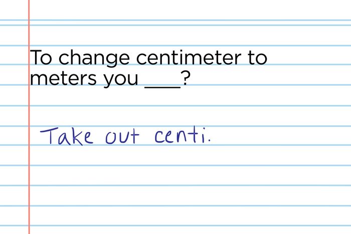 Metric conversions