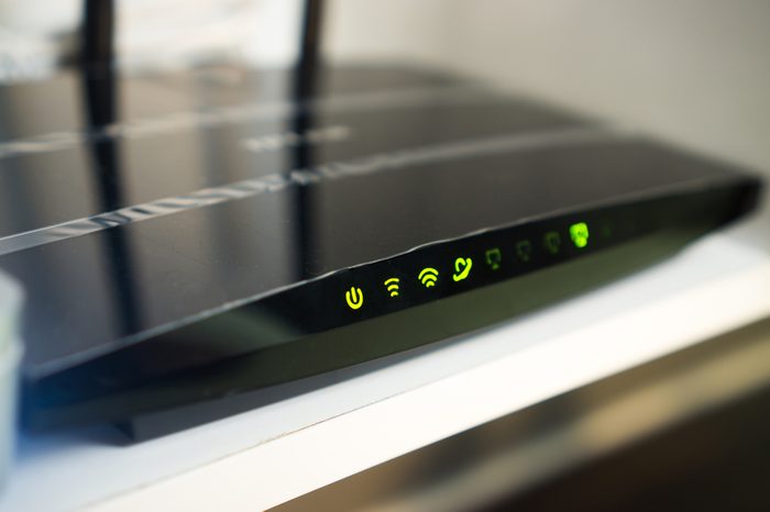 Dual band wifi router indication