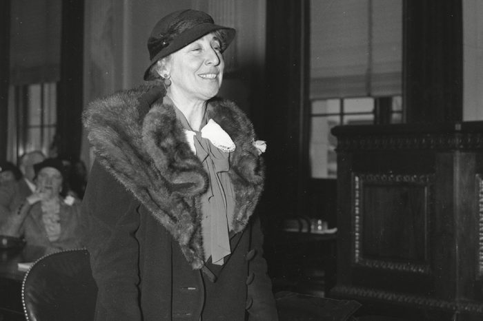 Rankin Jeannette Rankin appears before the Senate Munitons Committee in Washington, D.C., as National Council representative for the prevention of world war on . Rankin, a Republican who became the first member of the U.S. House of Representatives in 1917, serving until 1919, voted against U.S. participation in World War I