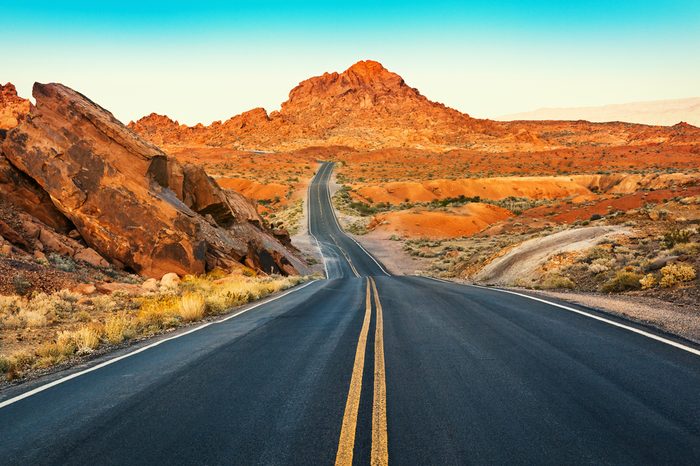 Surface of Driveway, Valley of Fire State Park, Nevada, USA