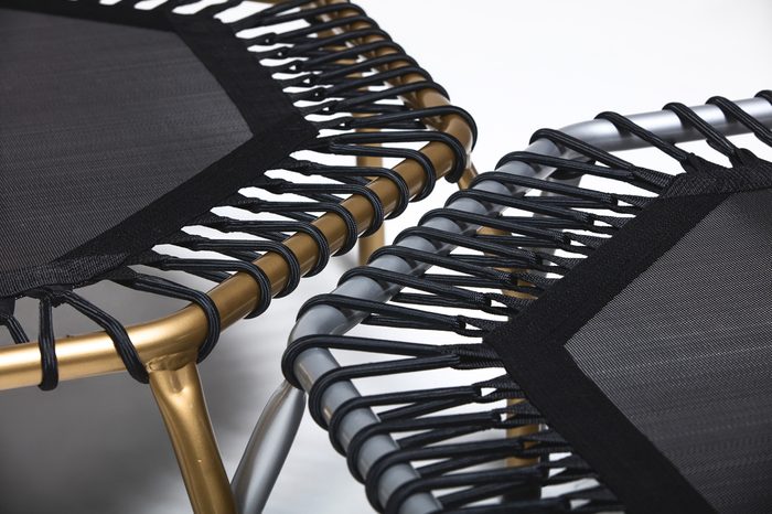 Trampoline for fitness exercises