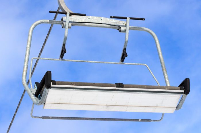 Ski Lift and Ski Resort Winter Season