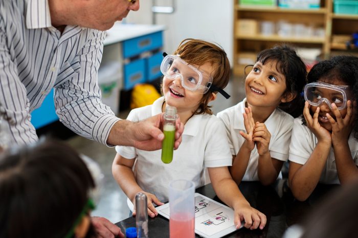 Happy kids at elementary school