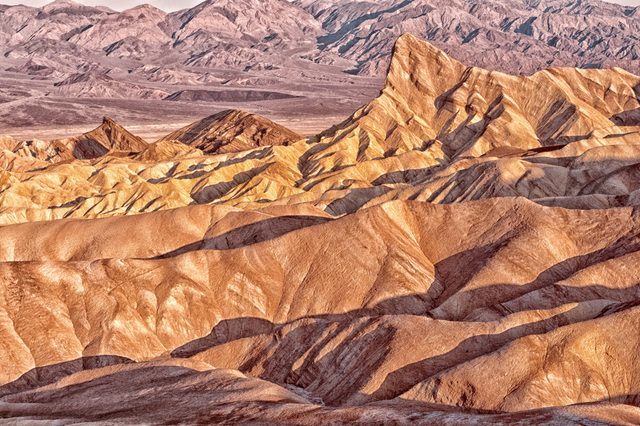 Zabriskie Point in Death Valley National Park in California, United States 
