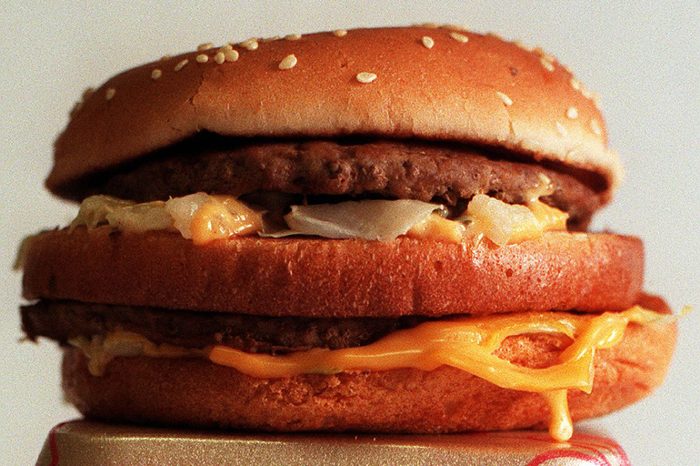 Food McDonalds Big Mac Hamburger June 1999