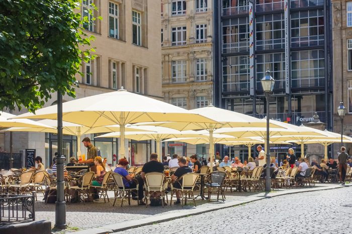 LEIPZIG, GERMANY - July 21, 2017: General City Landscape Leipzig, Germany
