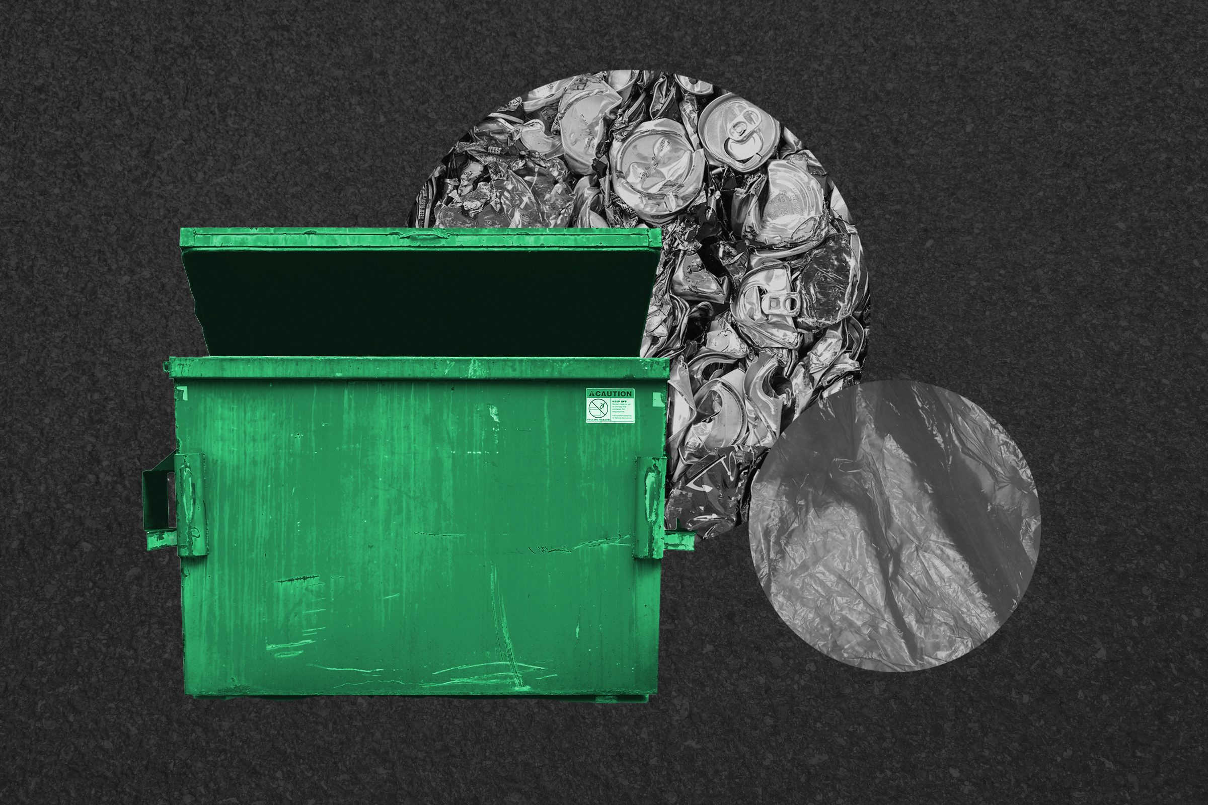 People Garbage Finds Collage