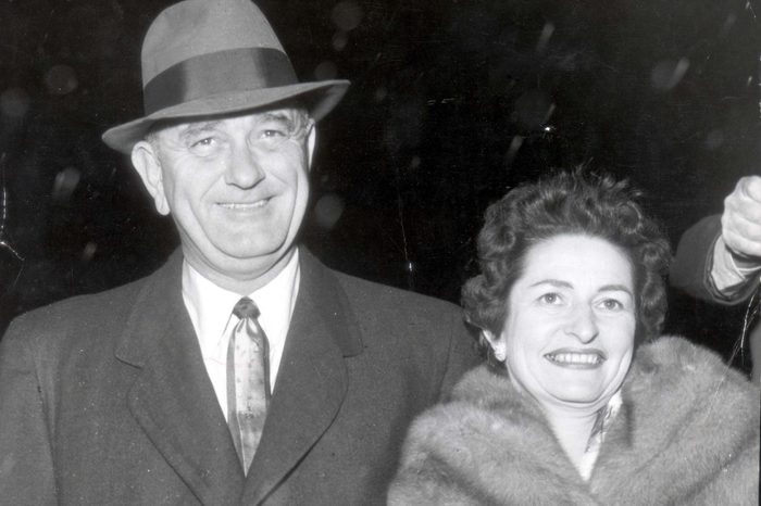 President Lyndon B. Johnson And Wife Lady Bird