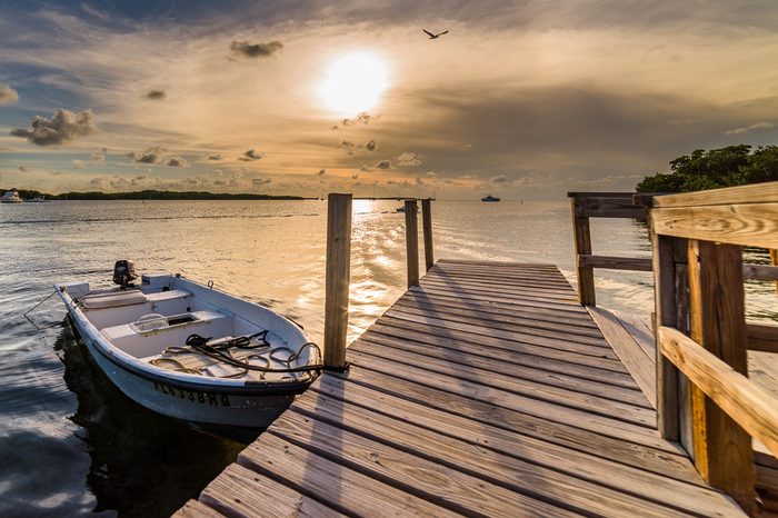 sunset in Islamorada Florida