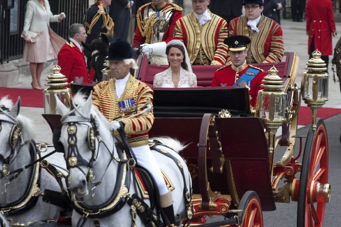 The wedding of Prince William and Catherine Middleton, Westminster Abbey, London, Britain - 29 Apr 2011