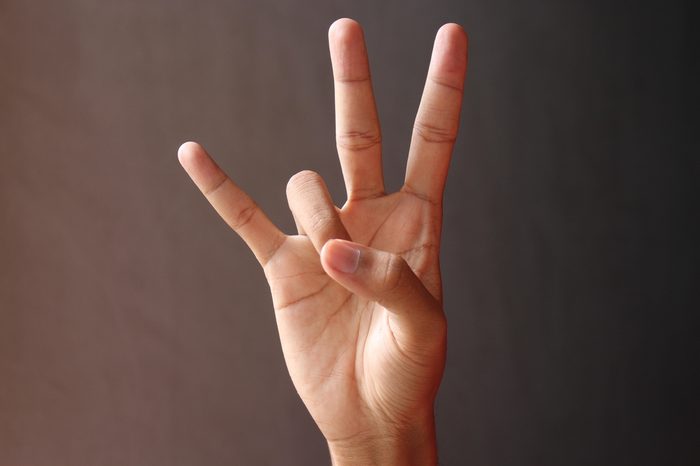 Deaf hand code