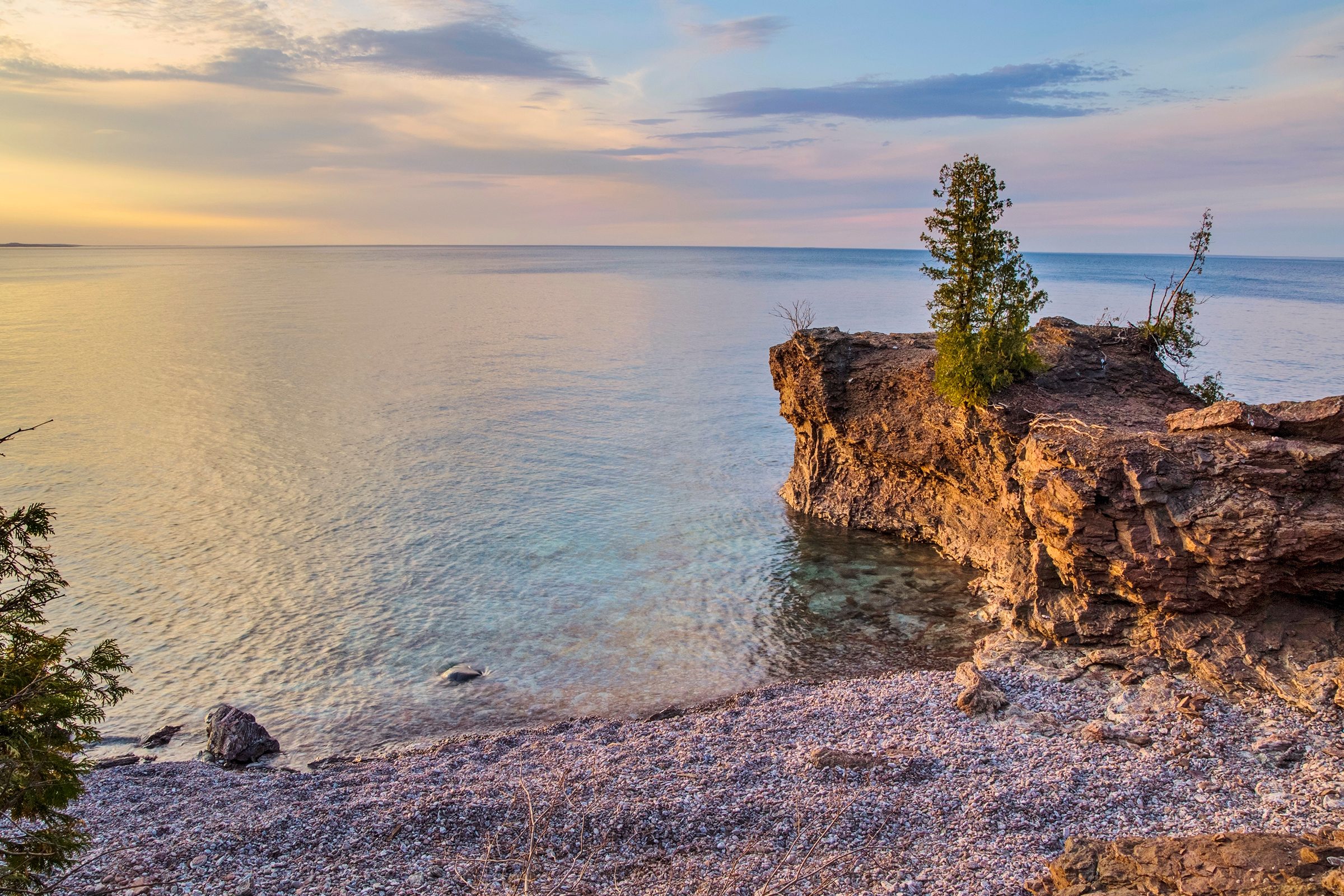 Lake Superior Coast At Presque Isle Park Marquette Michigan