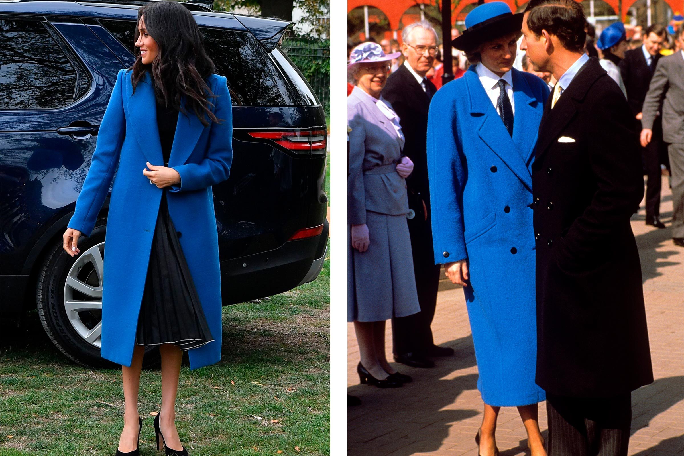 Meghan Markle Princess Diana outfits