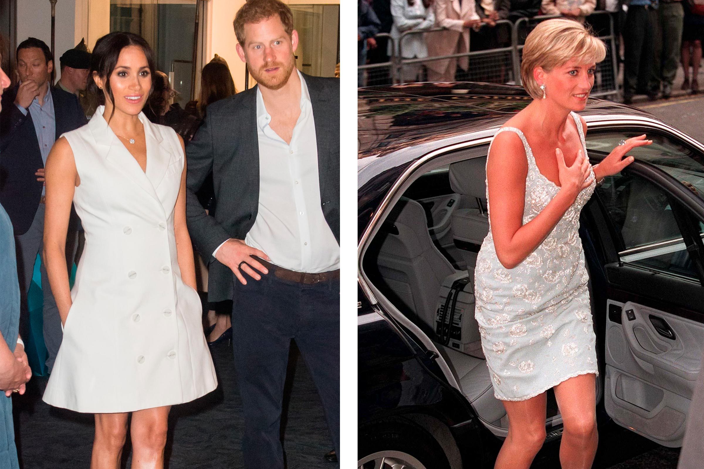 Meghan Markle Princess Diana outfits
