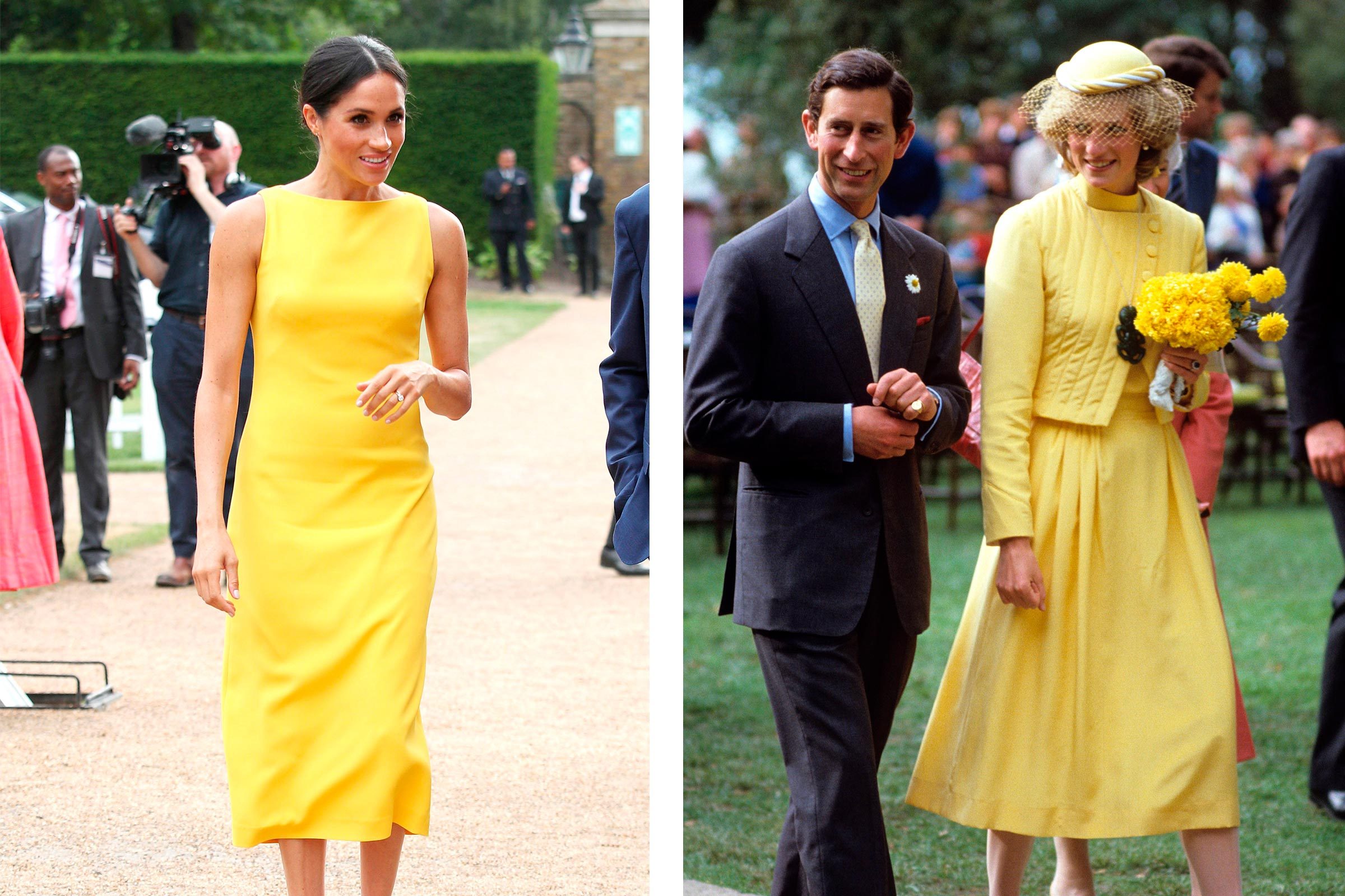 Meghan Markle Princess Diana outfits