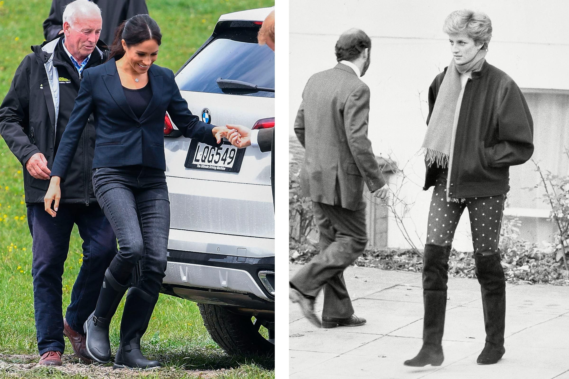 Meghan Markle Princess Diana outfits