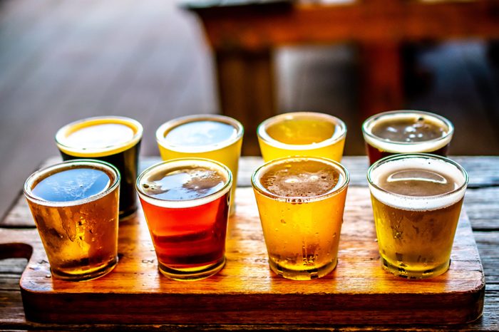 beer tasting paddle 