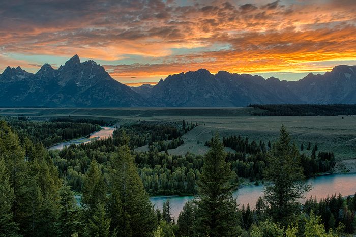 Snake River Overlook at Grand Teton National Park near Jackson, Wyoming