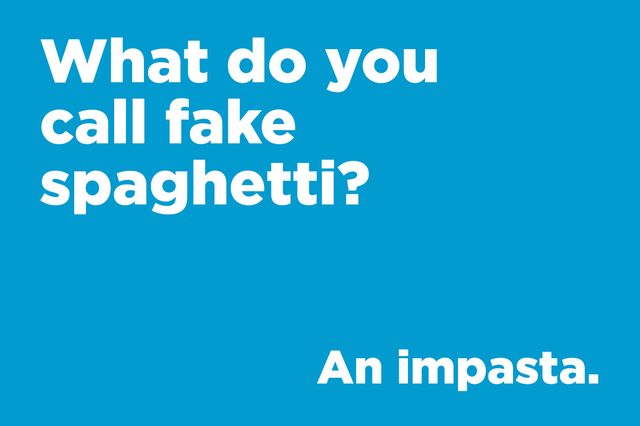 fake spaghetti