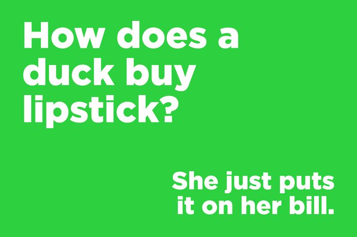 duck lipstick
