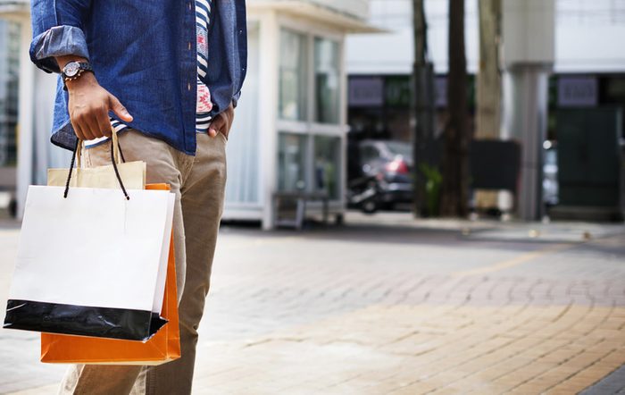 Man Shopping Spending Customer Consumerism Concept