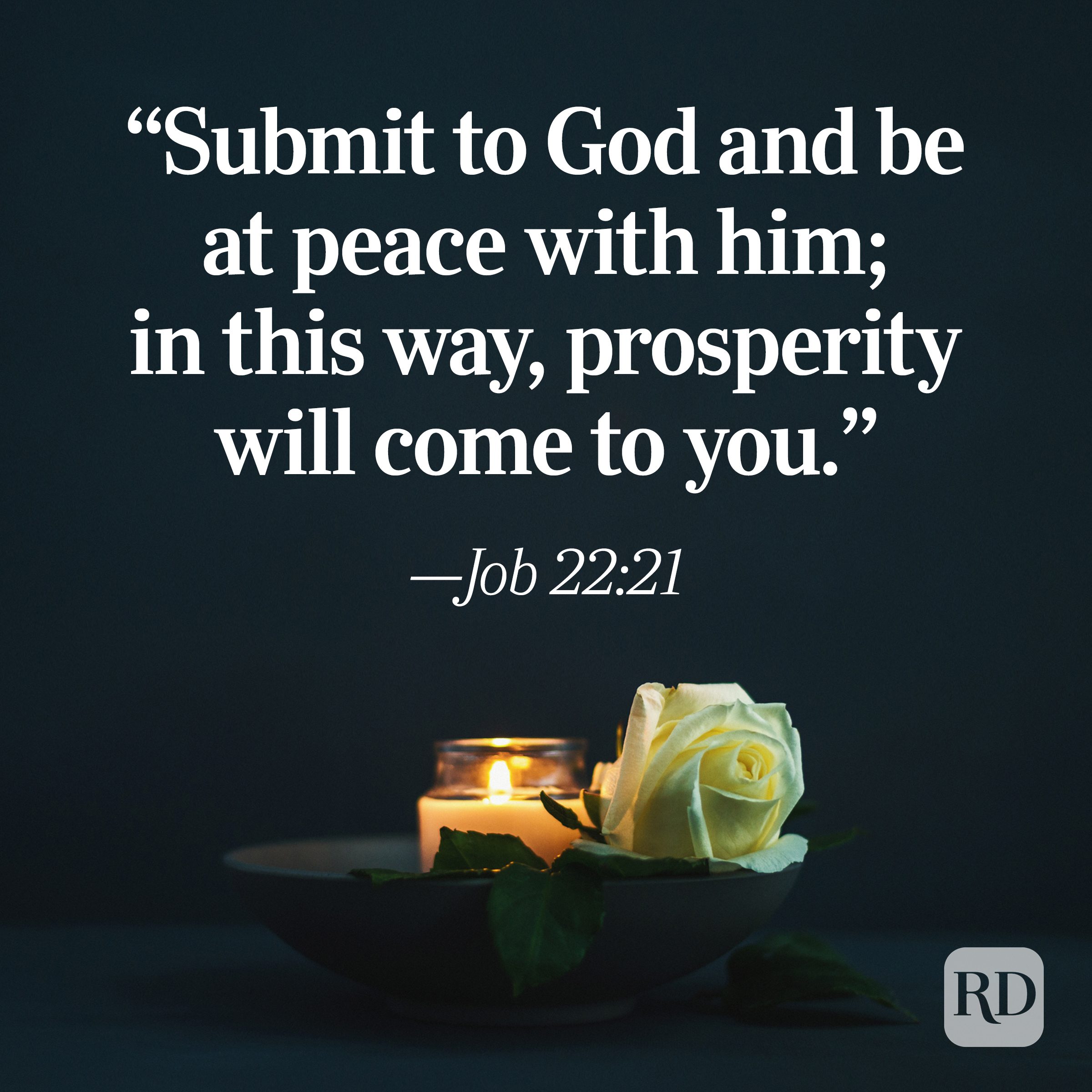 Bible Quote: Job 22:21