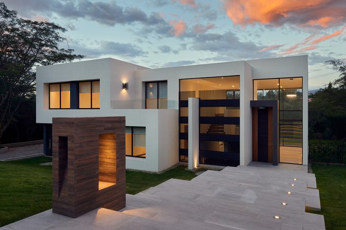 Big modern beautiful house
