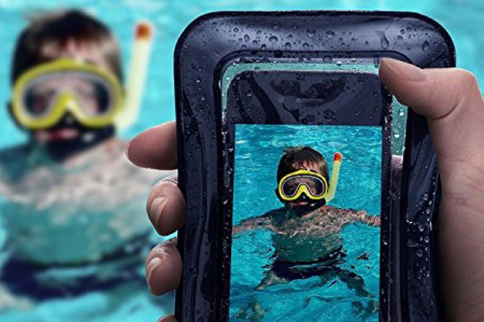 Universal Waterproof Case, JOTO Cellphone Dry Bag Pouch for iPhone X, 8/7/7 Plus/6S/6/6S Plus, Samsung Galaxy S9/S9 Plus/S8/S8 Plus/Note 8 6 5 4, Google Pixel 2 HTC LG Sony MOTO up to 6.0" – Black