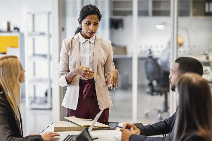 Business People Having a Meeting