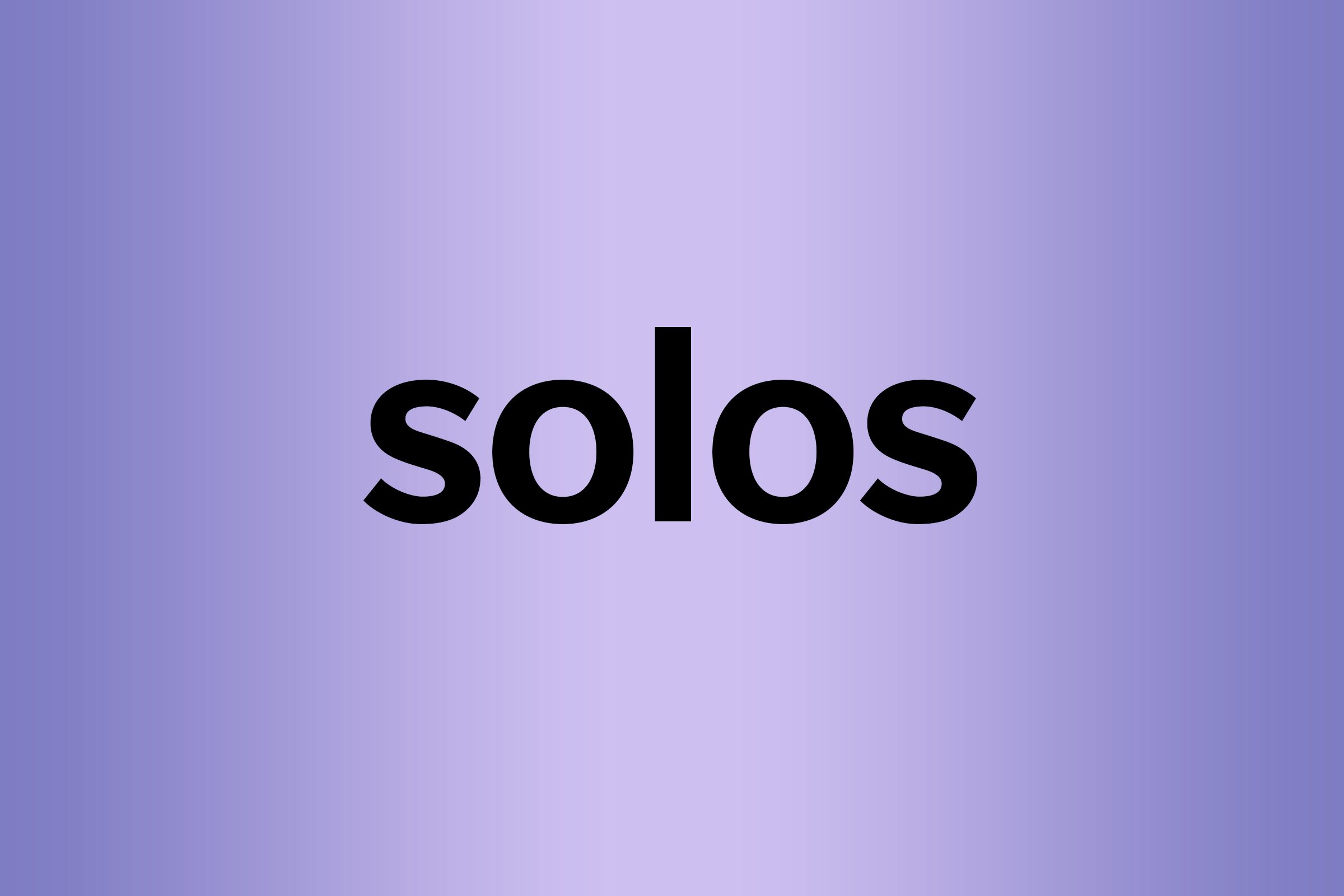 What is a palindrome solos