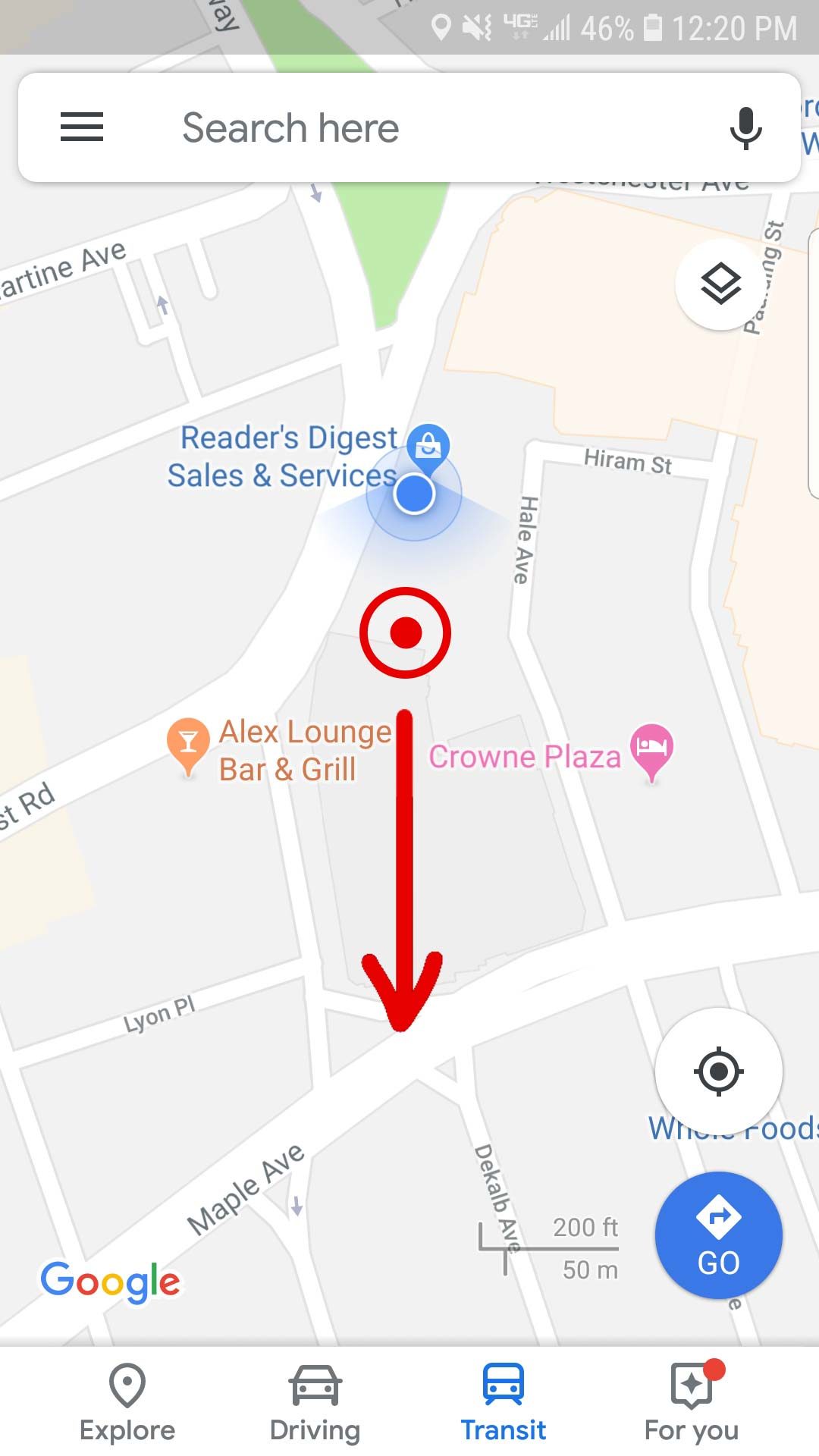 zoom one finger on google maps