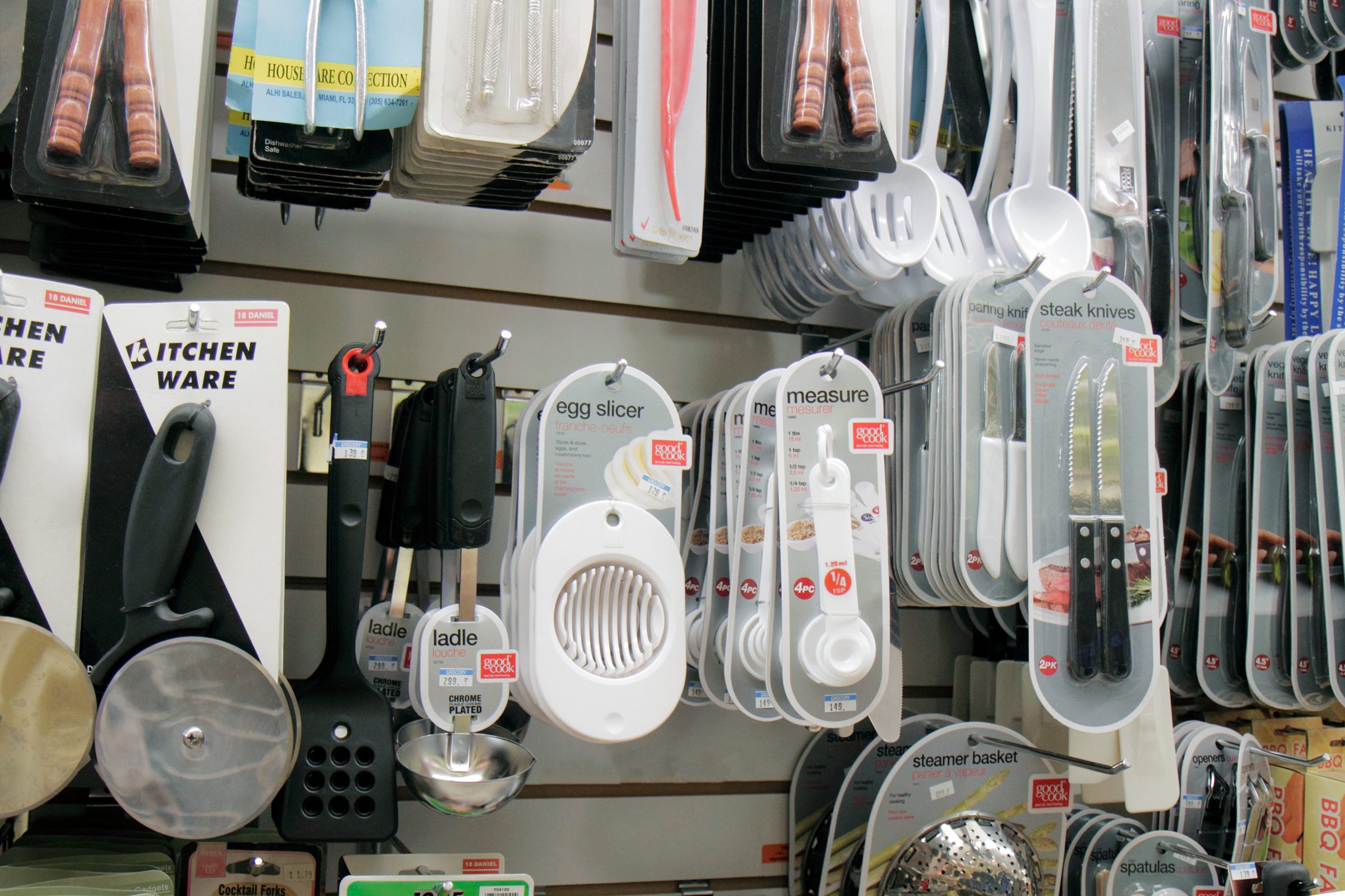Cooking Tools at a Grocery Store