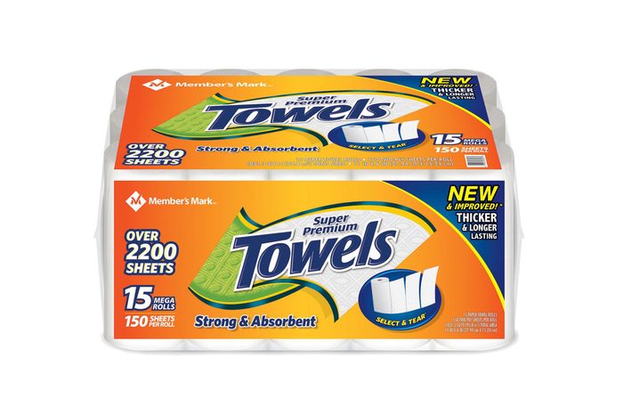 Member's Mark Super Premium Paper Towels (15 rolls, 150 sheets per roll)