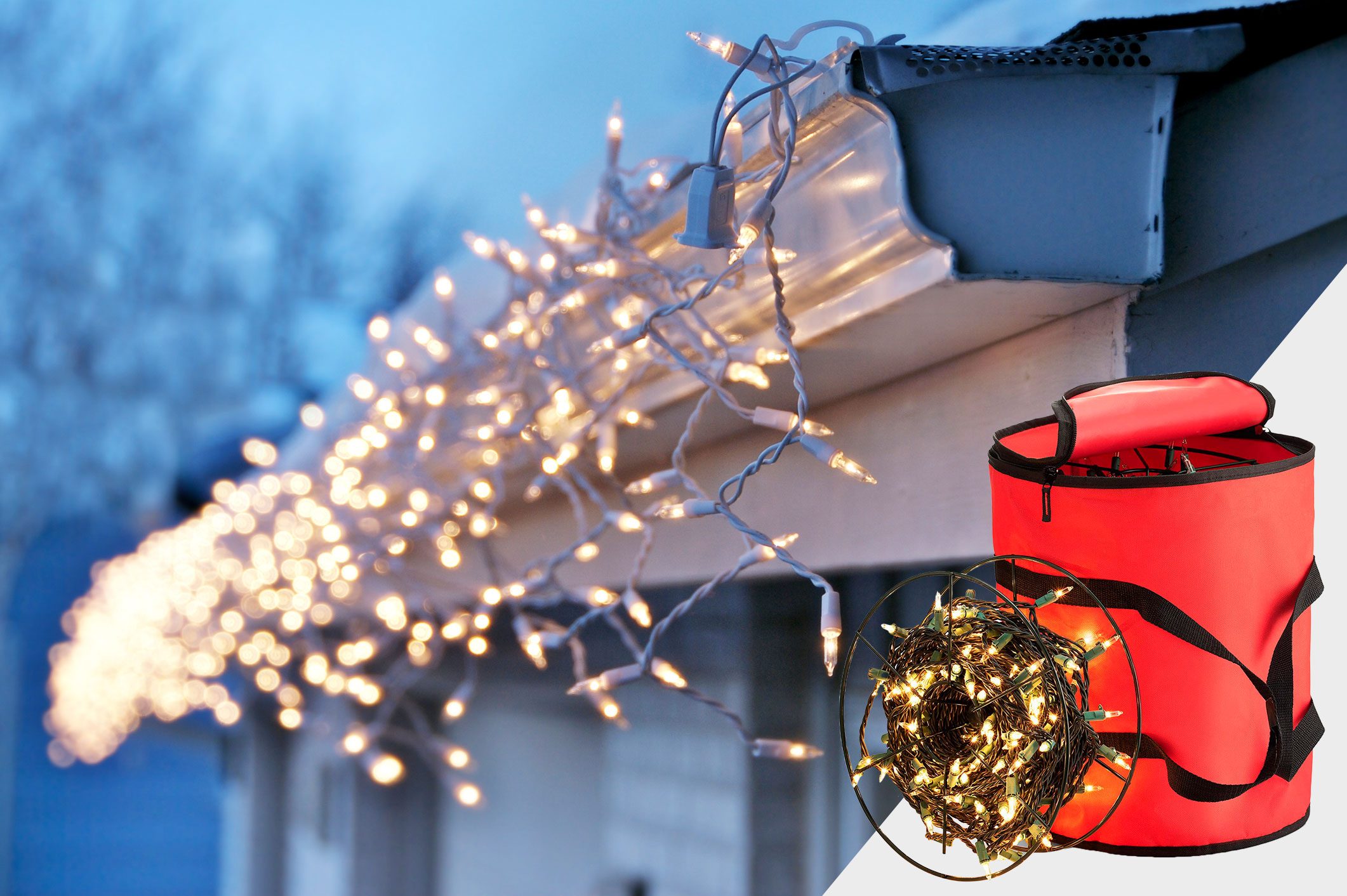 Outdoor Christmas Light Storage Inset